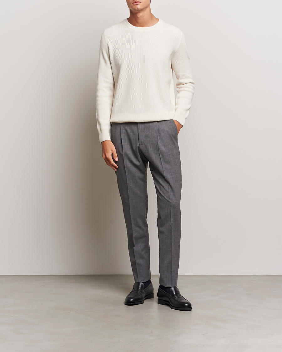 Homme | Pulls Et Tricots | Brunello Cucinelli | Cashmere Rib Crew Neck Sweater Panama