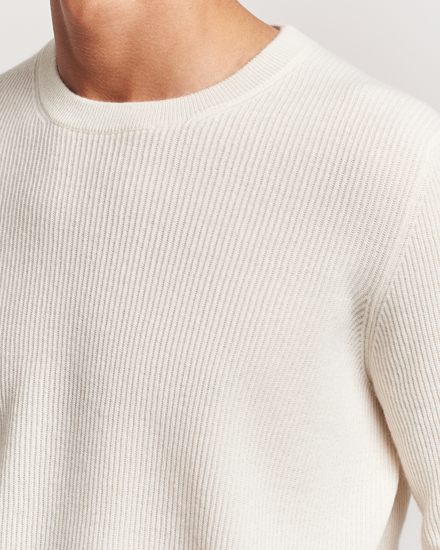 Homme | Pulls Et Tricots | Brunello Cucinelli | Cashmere Rib Crew Neck Sweater Panama