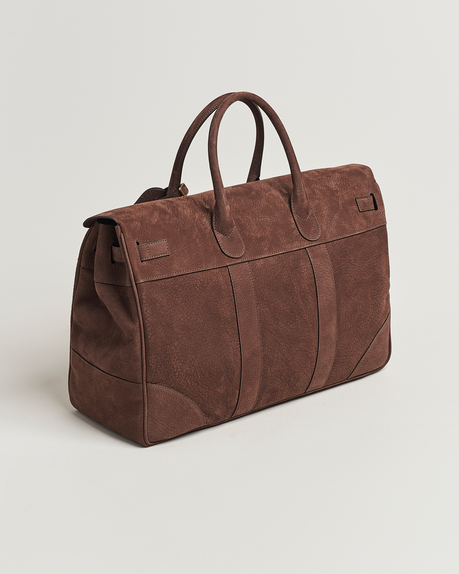 Homme | Brunello Cucinelli Grain Leather Holdall Dark Brown | Brunello Cucinelli | Grain Leather Holdall Dark Brown