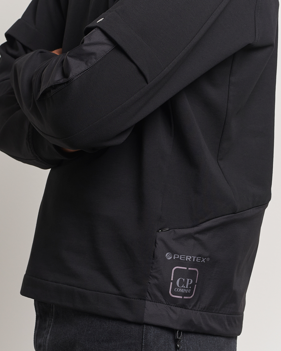 Homme | Pulls Et Tricots | C.P. Company | Metropolis Fleece Cotton Pertex Crew Neck Black