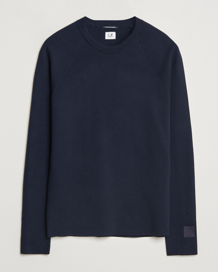 Homme | Pulls Et Tricots | C.P. Company | Metropolis Cotton Crew Neck Navy