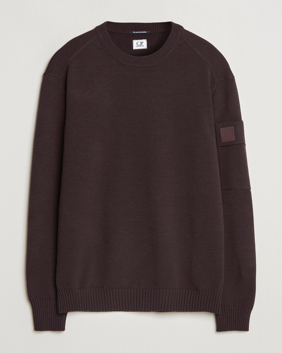 Homme | Pulls Et Tricots | C.P. Company | Metropolis Knitted Crew Neck Brown