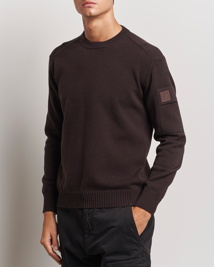 Homme | Pulls Et Tricots | C.P. Company | Metropolis Knitted Crew Neck Brown