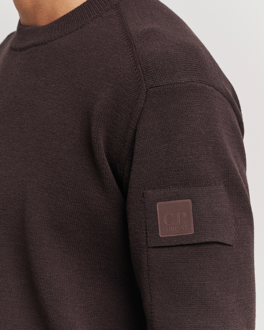 Homme | Pulls Et Tricots | C.P. Company | Metropolis Knitted Crew Neck Brown