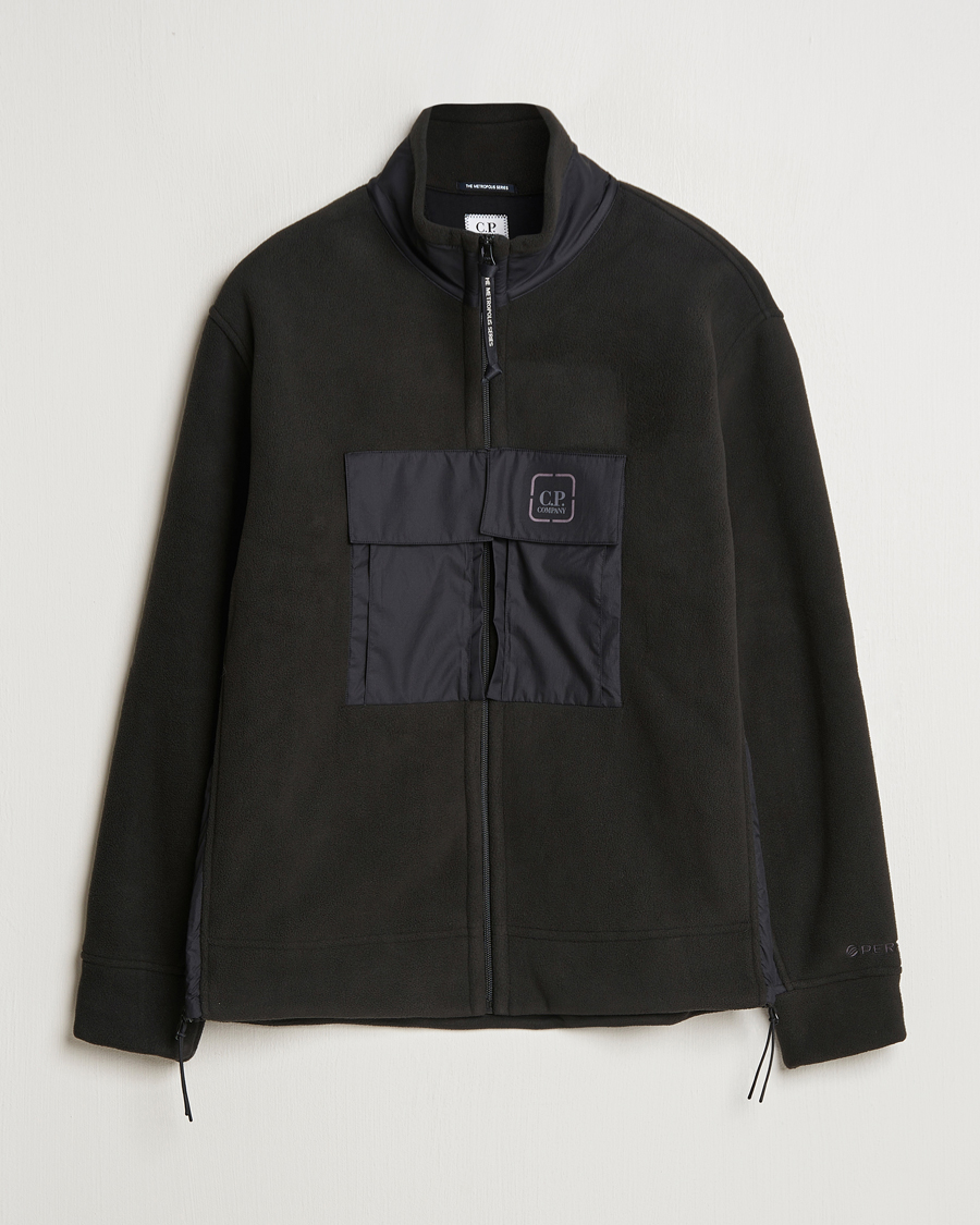 Homme | Pulls Et Tricots | C.P. Company | Metropolis Polar Fleece Pertex Zip Black