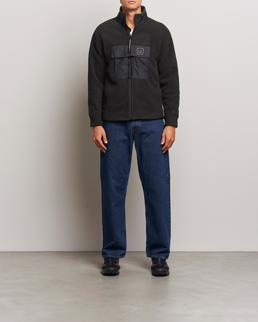 Homme | Pulls Et Tricots | C.P. Company | Metropolis Polar Fleece Pertex Zip Black