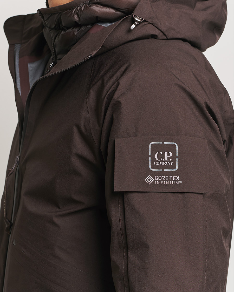 Homme | Manteaux Et Vestes | C.P. Company | Metropolis Gore-Tex Padded 2 in 1 Jacket Brown