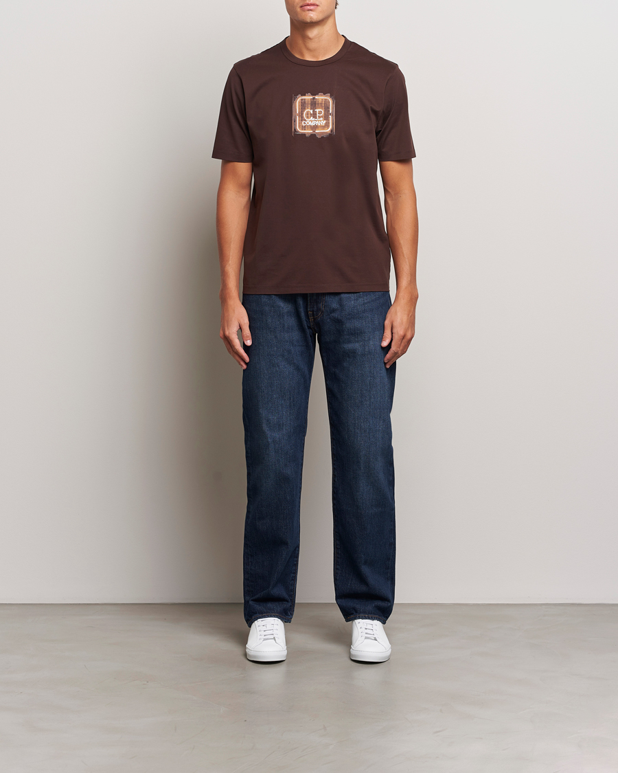 Homme | T-shirts | C.P. Company | Metropolis Mercerized Chest Logo T-Shirts Brown