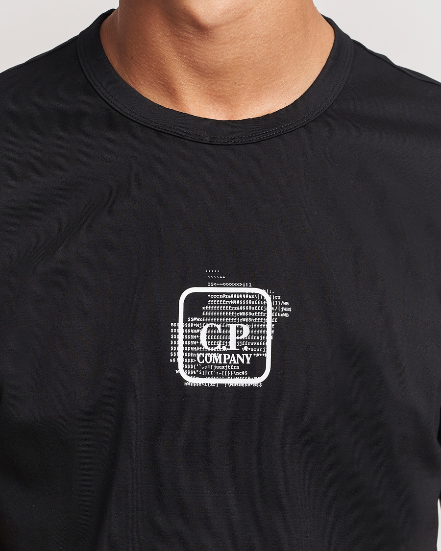 Homme | T-shirts | C.P. Company | Metropolis Mercerized Back Logo T-Shirts Black