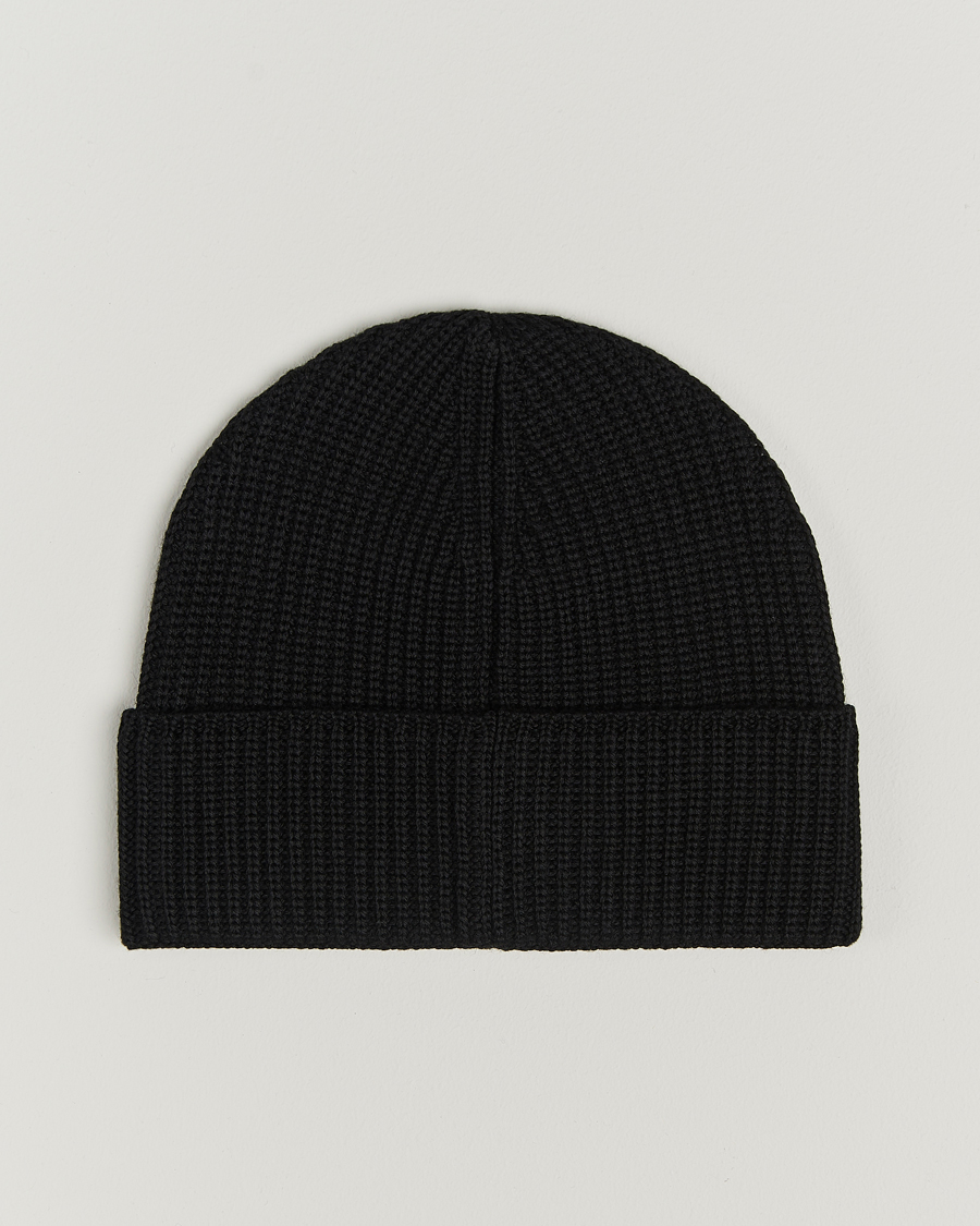 Homme | C.P. Company Metropolis Knitted Logo Beanie Black | C.P. Company | Metropolis Knitted Logo Beanie Black