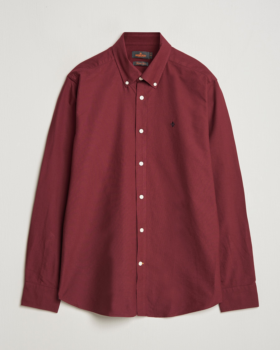 Homme | Chemises | Morris | Douglas Oxford Shirt Wine Red
