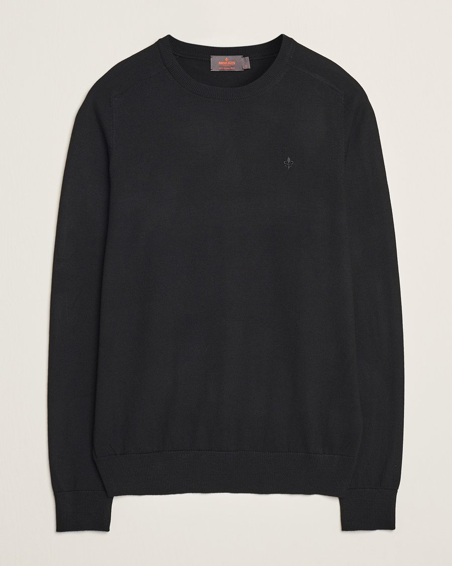 Homme | Pulls Et Tricots | Morris | Merino O-Neck Black