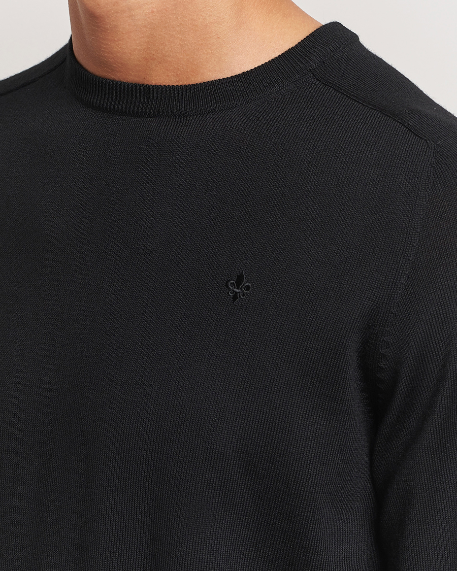 Homme | Pulls Et Tricots | Morris | Merino O-Neck Black