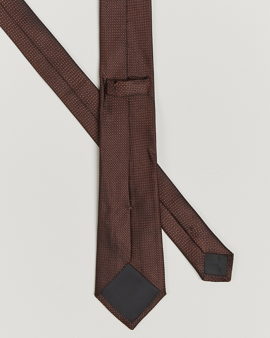 Homme | Cravates | Morris | Structure Tie Brown