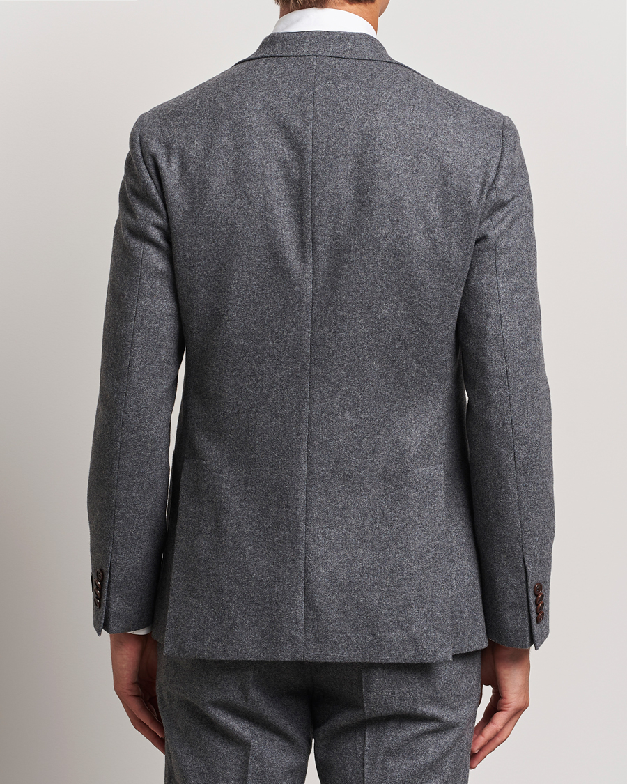 Homme | Blazers | Morris | Flannel Wool Blazer Grey