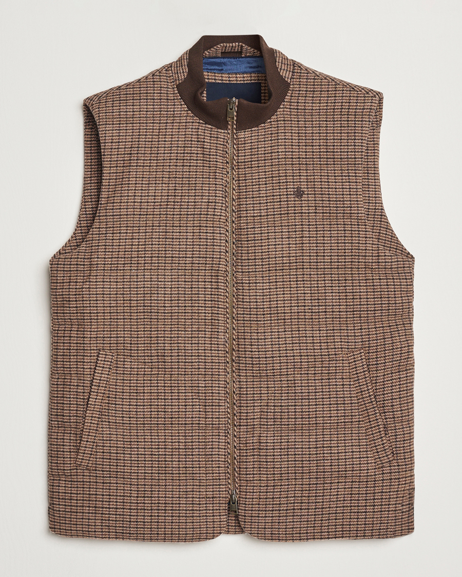 Homme | Manteaux Et Vestes | Morris | Welch Wool Gilet Brown