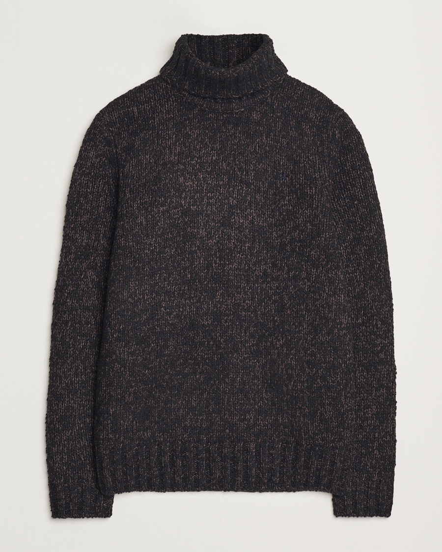 Homme | Pulls Et Tricots | Morris | Herbert Heavy Knitted Rollneck Brown