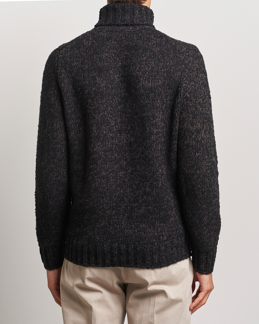 Homme | Pulls Et Tricots | Morris | Herbert Heavy Knitted Rollneck Brown