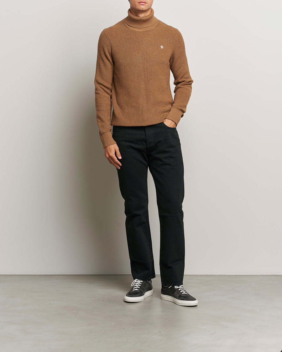 Homme | Pulls Et Tricots | Morris | Bernard Cotton Rollneck Camel
