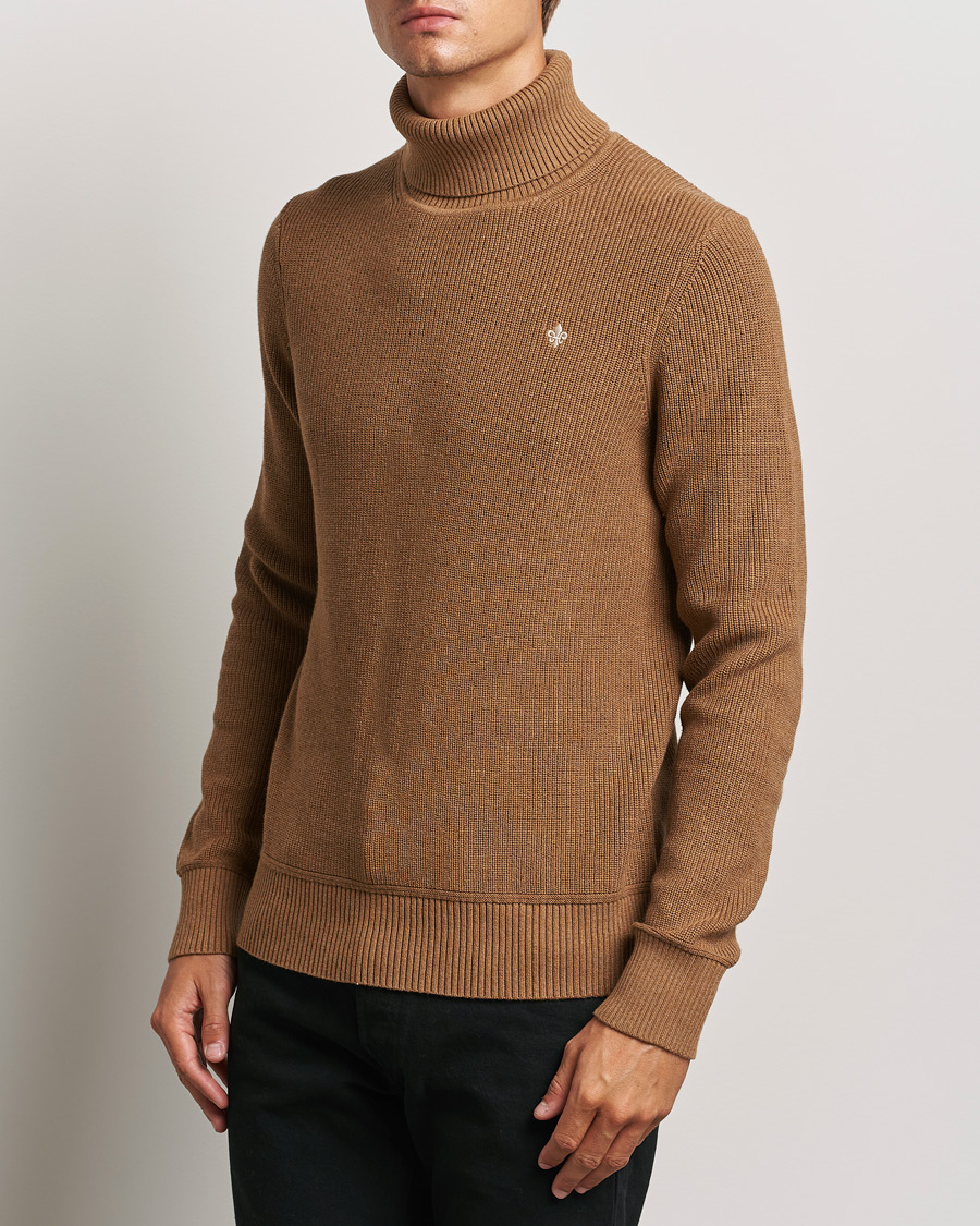 Homme | Pulls Et Tricots | Morris | Bernard Cotton Rollneck Camel