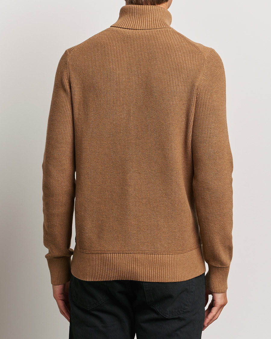 Homme | Pulls Et Tricots | Morris | Bernard Cotton Rollneck Camel