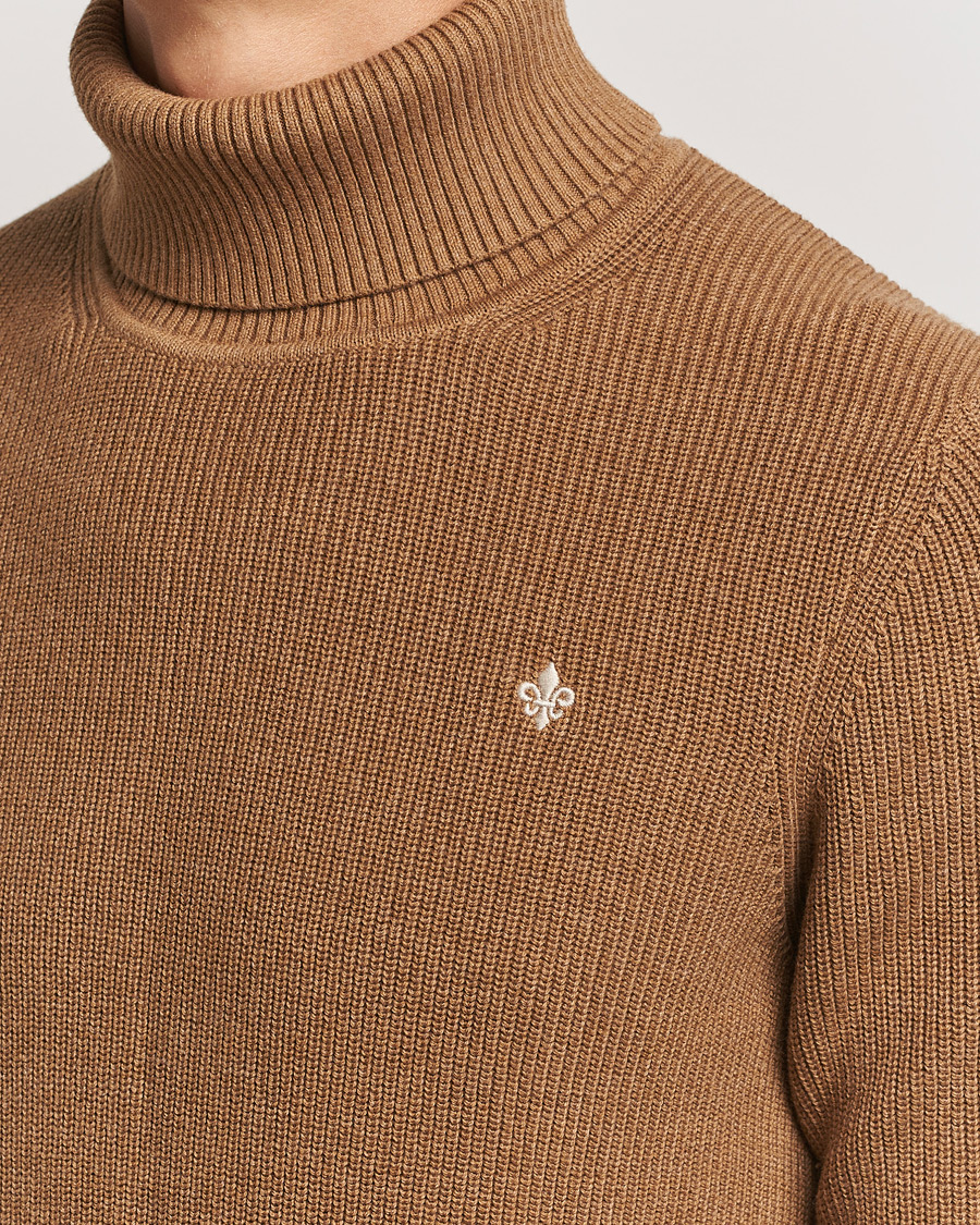 Homme | Pulls Et Tricots | Morris | Bernard Cotton Rollneck Camel
