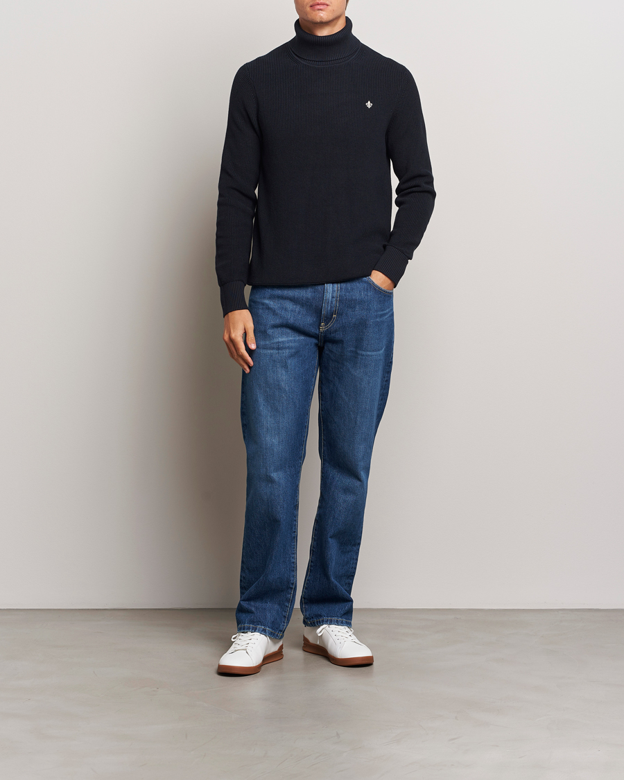 Homme | Pulls Et Tricots | Morris | Bernard Cotton Rollneck Blue