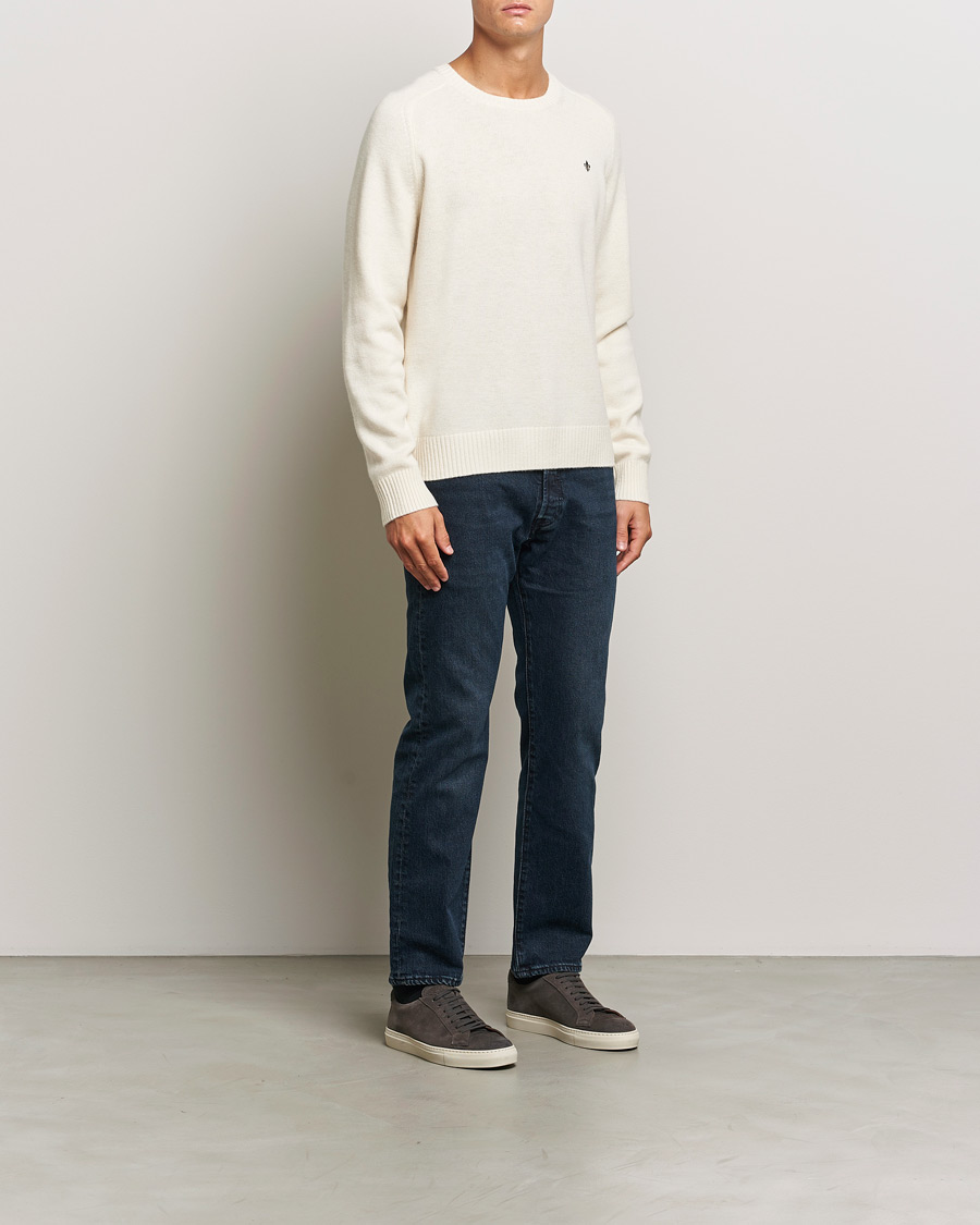 Homme | Pulls Et Tricots | Morris | Hertford Merino Crew Neck Off White
