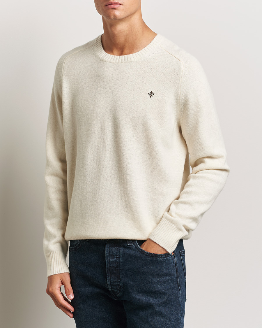 Homme | Pulls Et Tricots | Morris | Hertford Merino Crew Neck Off White