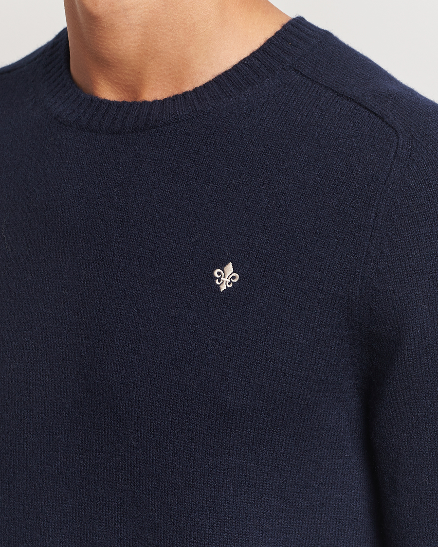 Homme | Pulls Et Tricots | Morris | Hertford Merino Crew Neck Navy