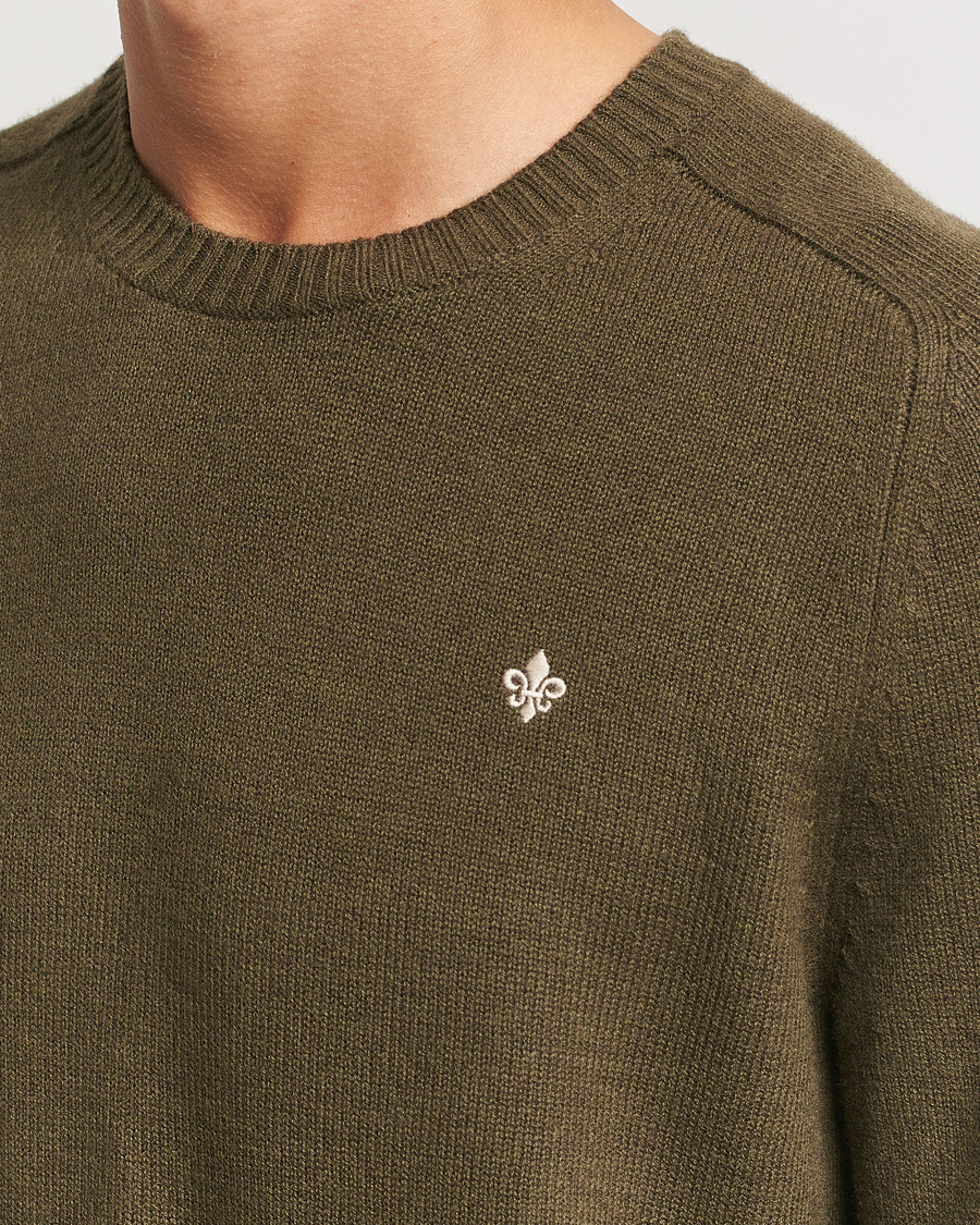 Homme | Pulls Et Tricots | Morris | Hertford Merino Crew Neck Olive