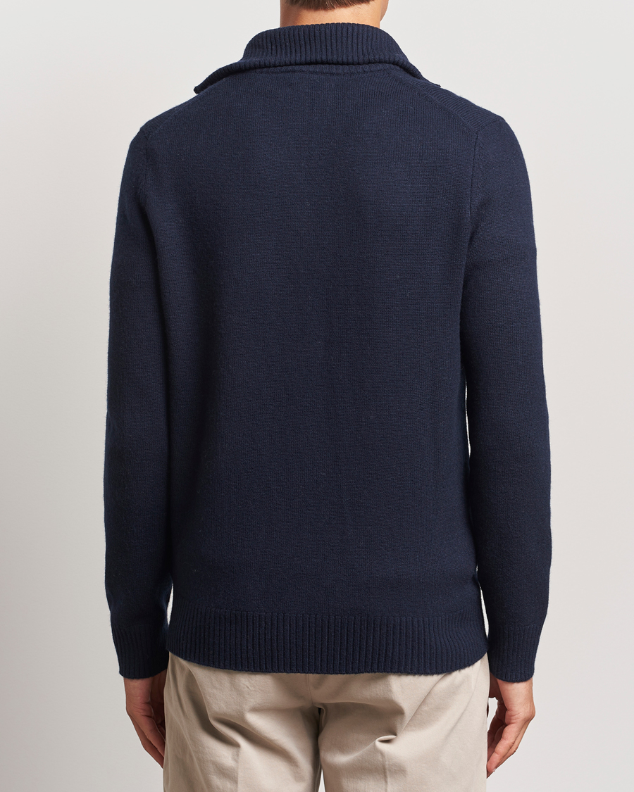 Homme | Pulls Et Tricots | Morris | Hertford Merino Half Zip Navy