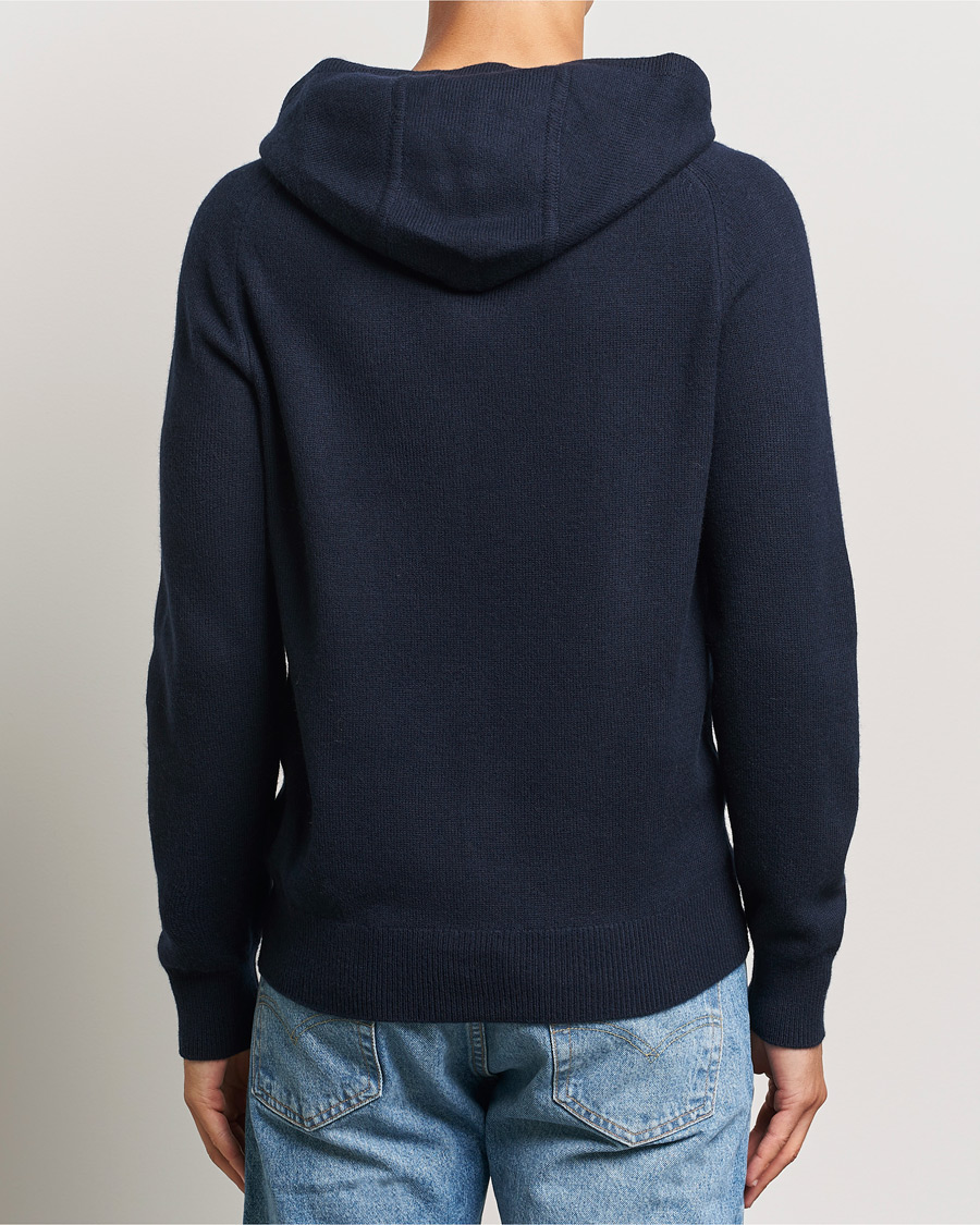 Homme | Pulls Et Tricots | Morris | Hertford Merino Hoodie Navy