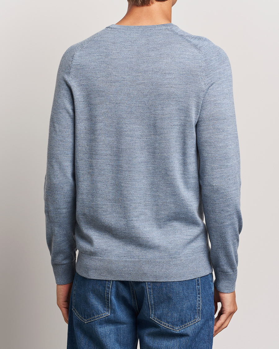 Homme | Pulls Et Tricots | Morris | Merino O-neck Light Blue