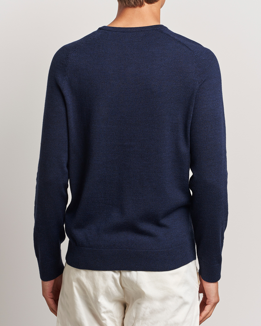 Homme | Pulls Et Tricots | Morris | Merino O-neck Blue