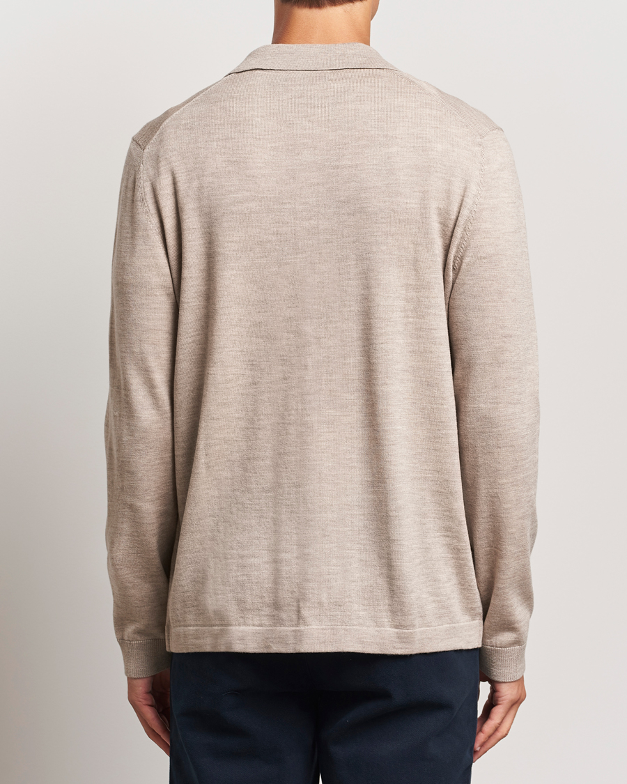 Homme | Pulls Et Tricots | Morris | Merino Knitted Shirt Khaki