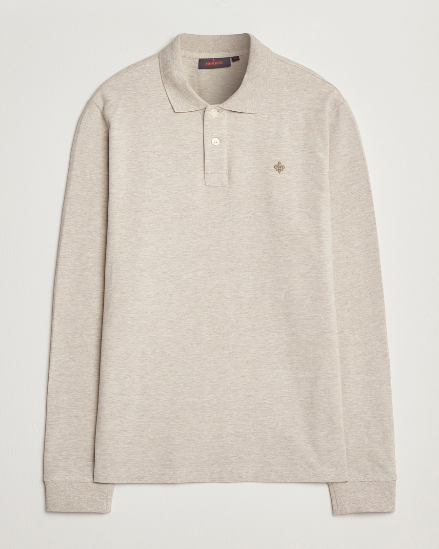Homme | Pulls Et Tricots | Morris | Camden Long Sleeve Polo Khaki