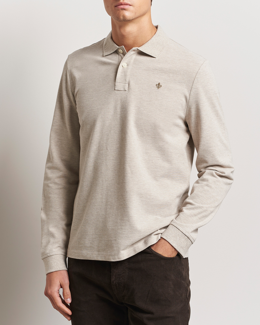 Homme | Pulls Et Tricots | Morris | Camden Long Sleeve Polo Khaki