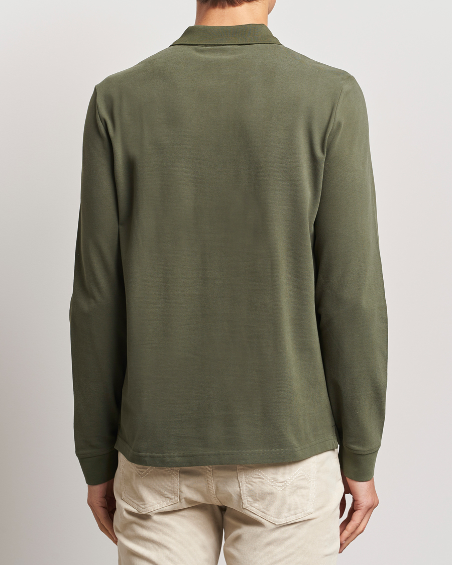 Homme | Pulls Et Tricots | Morris | Camden Long Sleeve Polo Olive