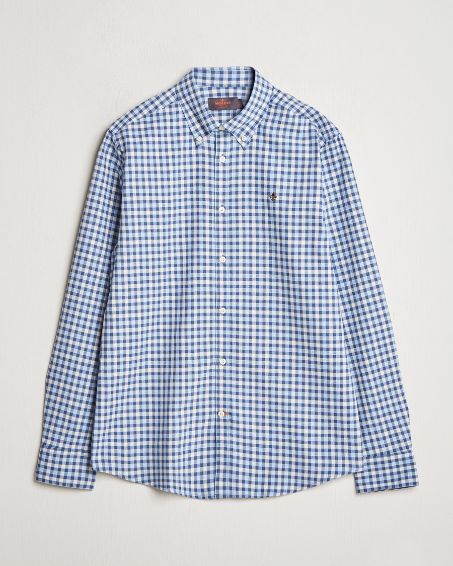 Homme | Chemises | Morris | Watts Check Flannel Shirt Blue
