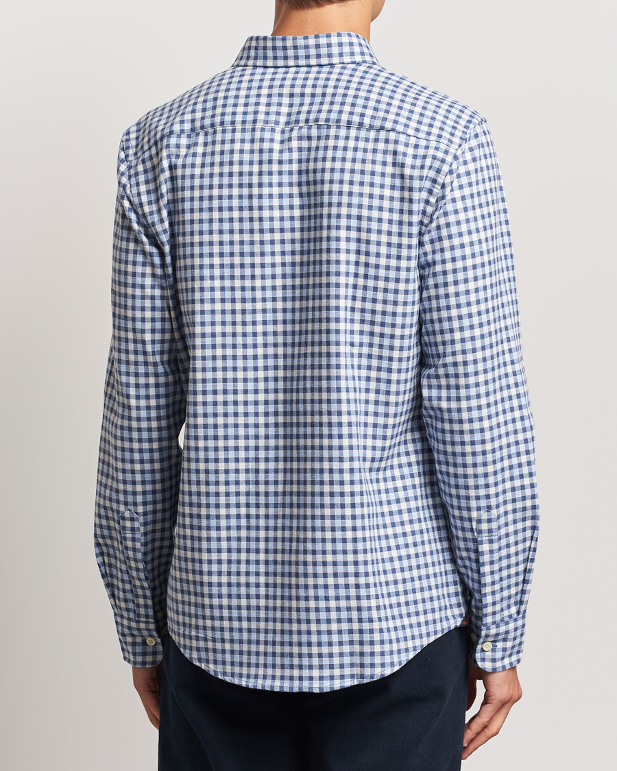 Homme | Chemises | Morris | Watts Check Flannel Shirt Blue