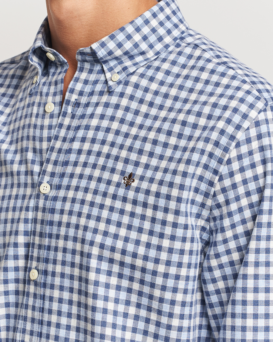 Homme | Chemises | Morris | Watts Check Flannel Shirt Blue