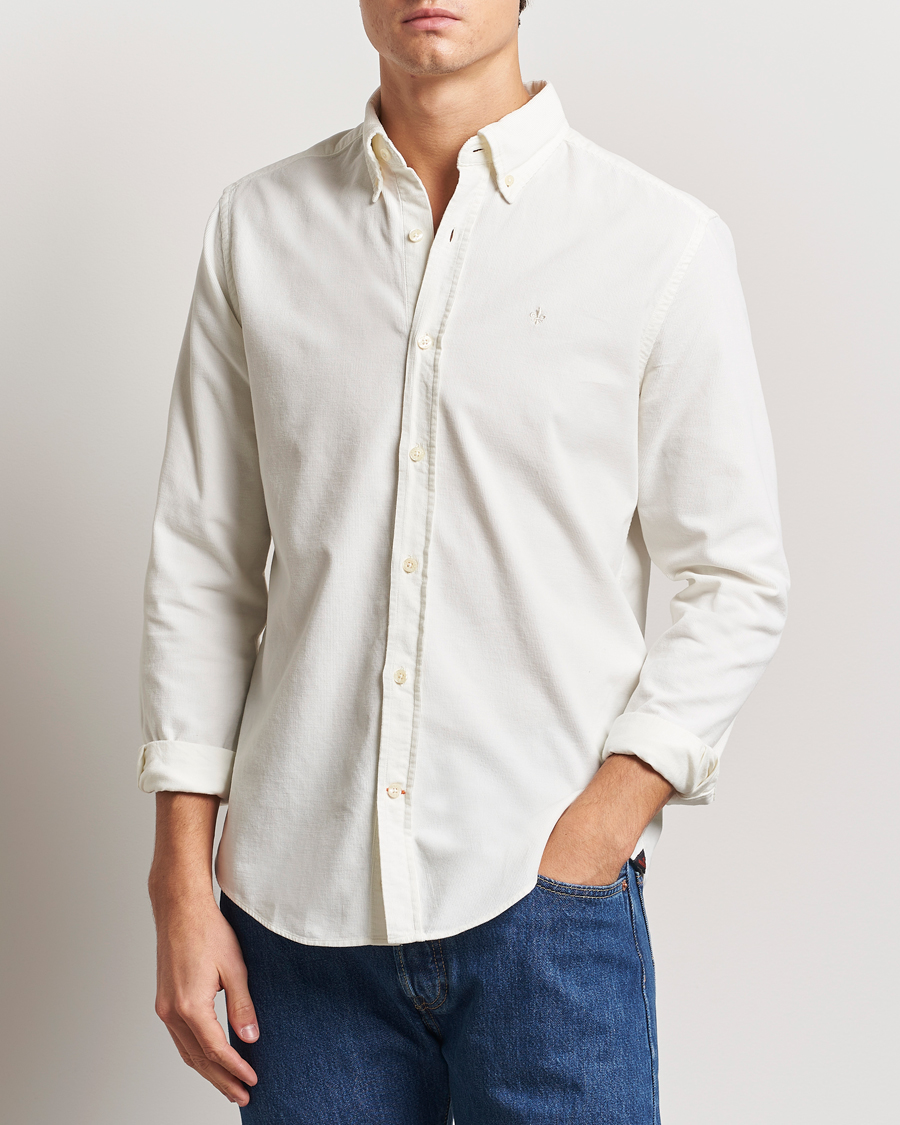Homme | Chemises | Morris | Douglas Corduroy Shirt Off White