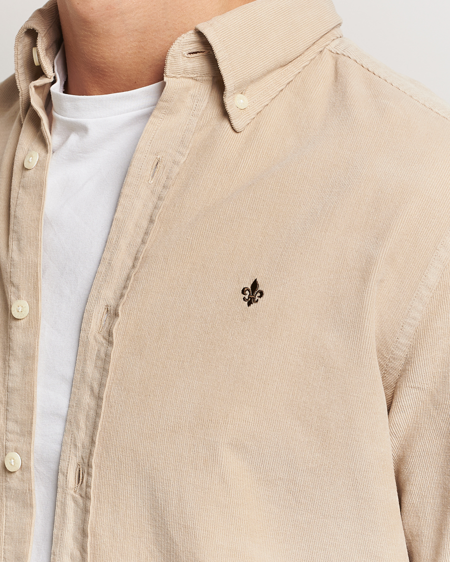 Homme | Chemises | Morris | Douglas Corduroy Shirt Khaki