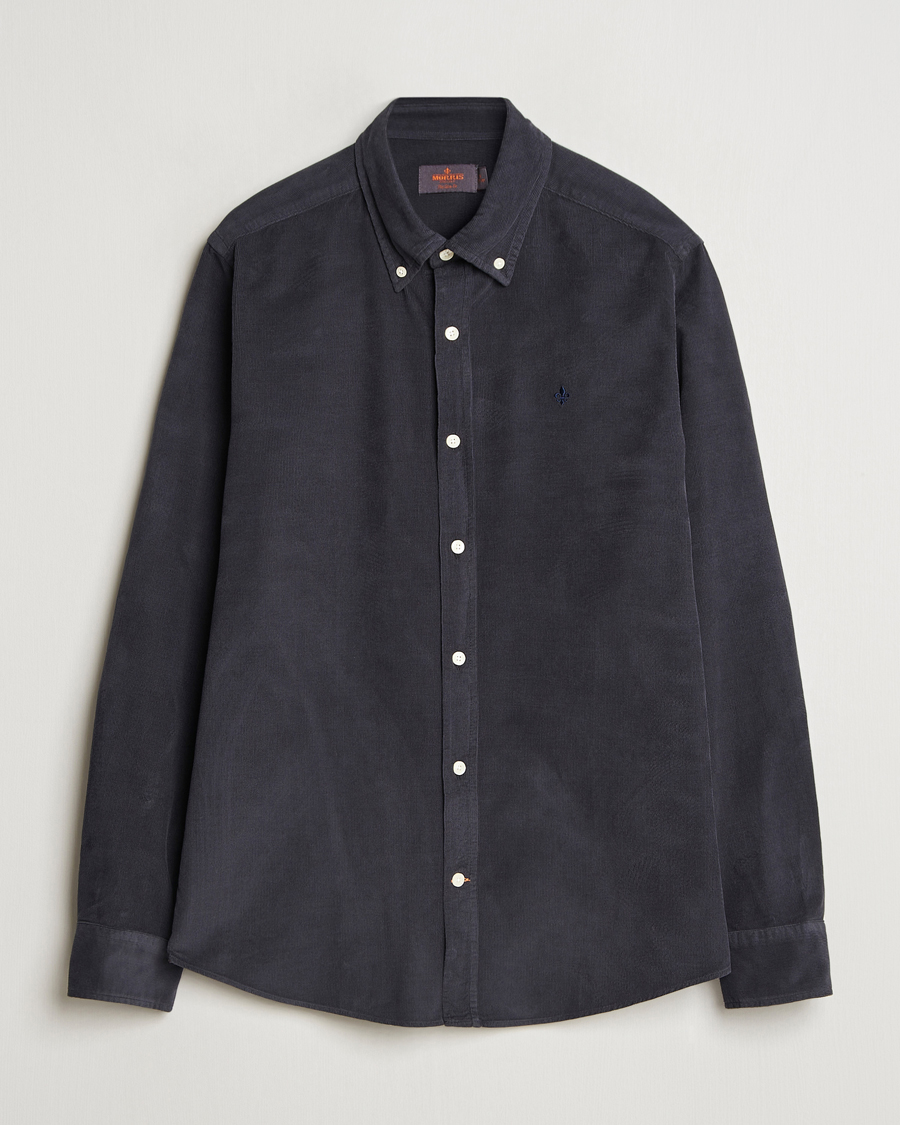 Homme | Chemises | Morris | Douglas Corduroy Shirt Navy