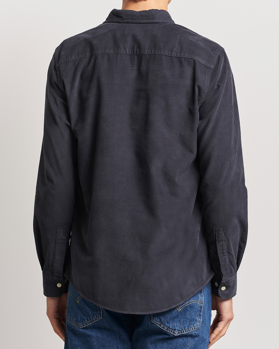 Homme | Chemises | Morris | Douglas Corduroy Shirt Navy