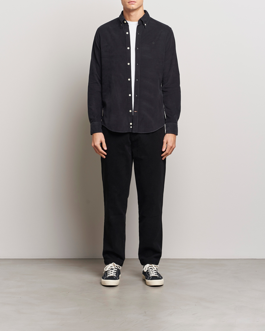 Homme | Chemises | Morris | Douglas Corduroy Shirt Grey