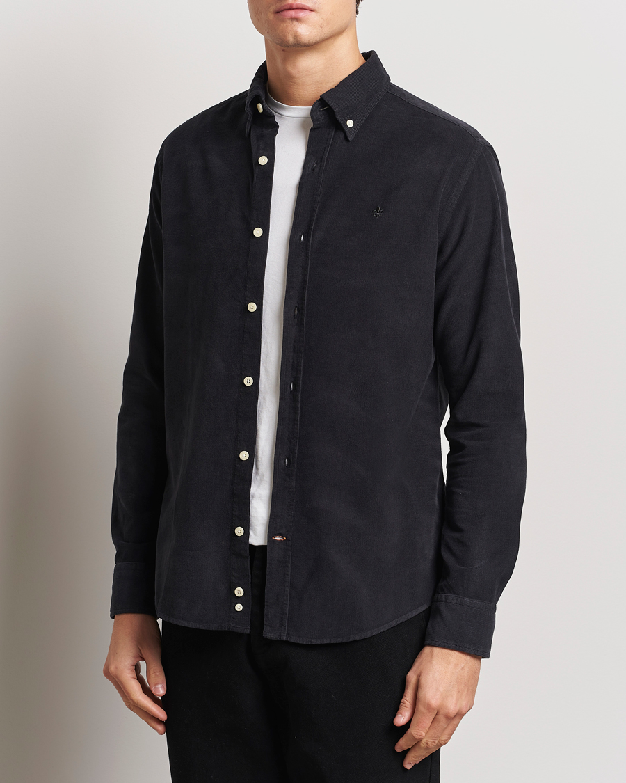 Homme | Chemises | Morris | Douglas Corduroy Shirt Grey