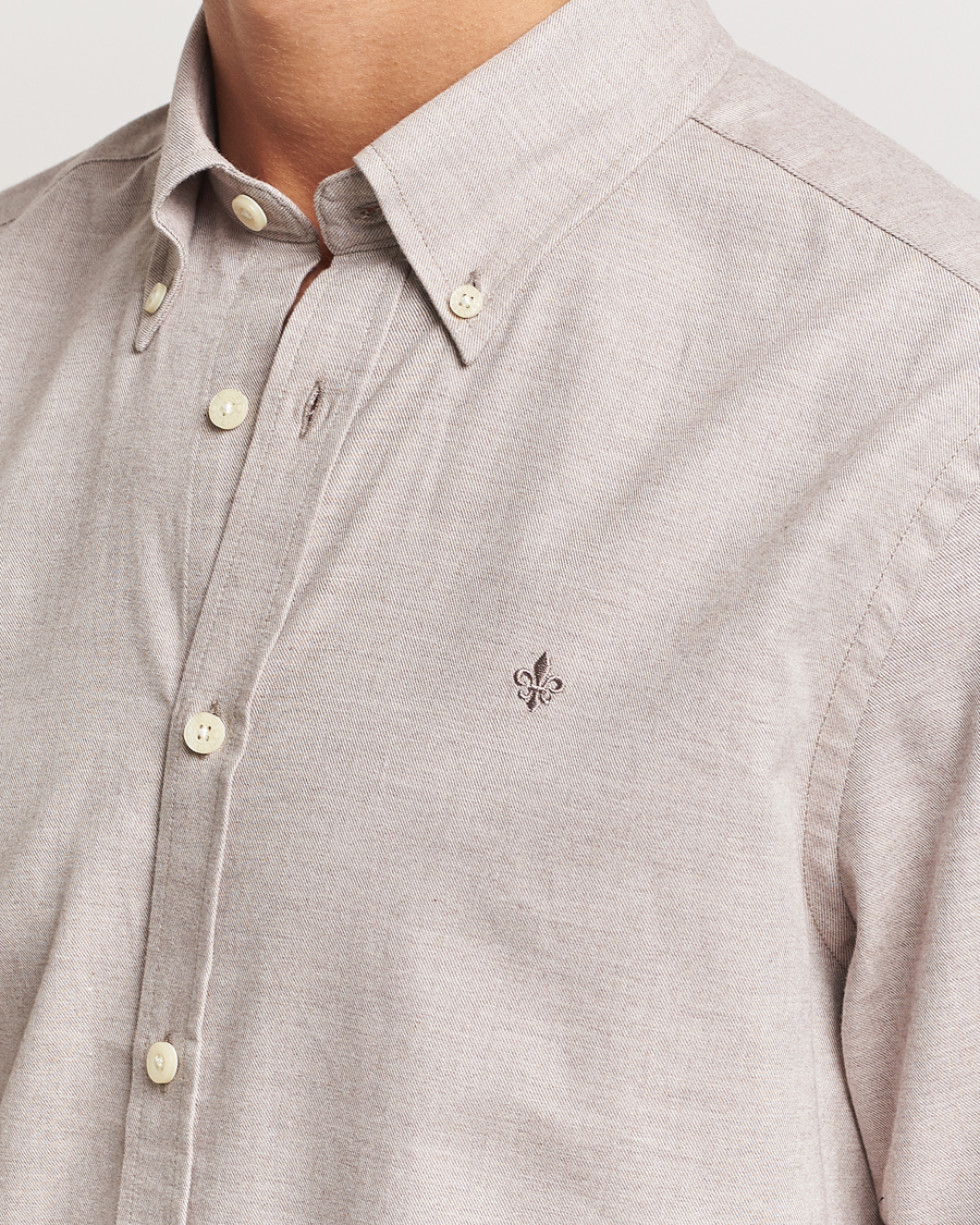 Homme | Chemises | Morris | Watts Flannel Shirt Khaki