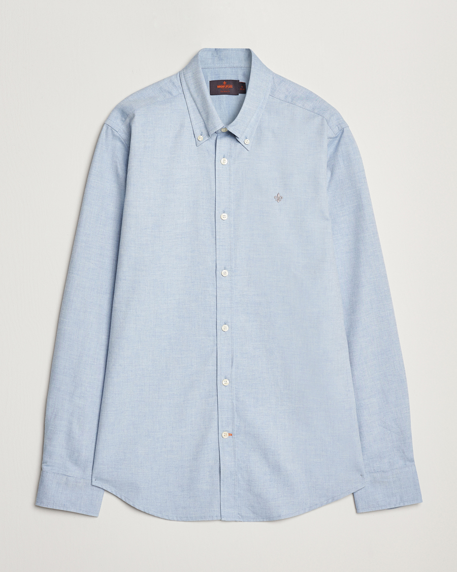 Homme | Chemises | Morris | Watts Flannel Shirt Light Blue